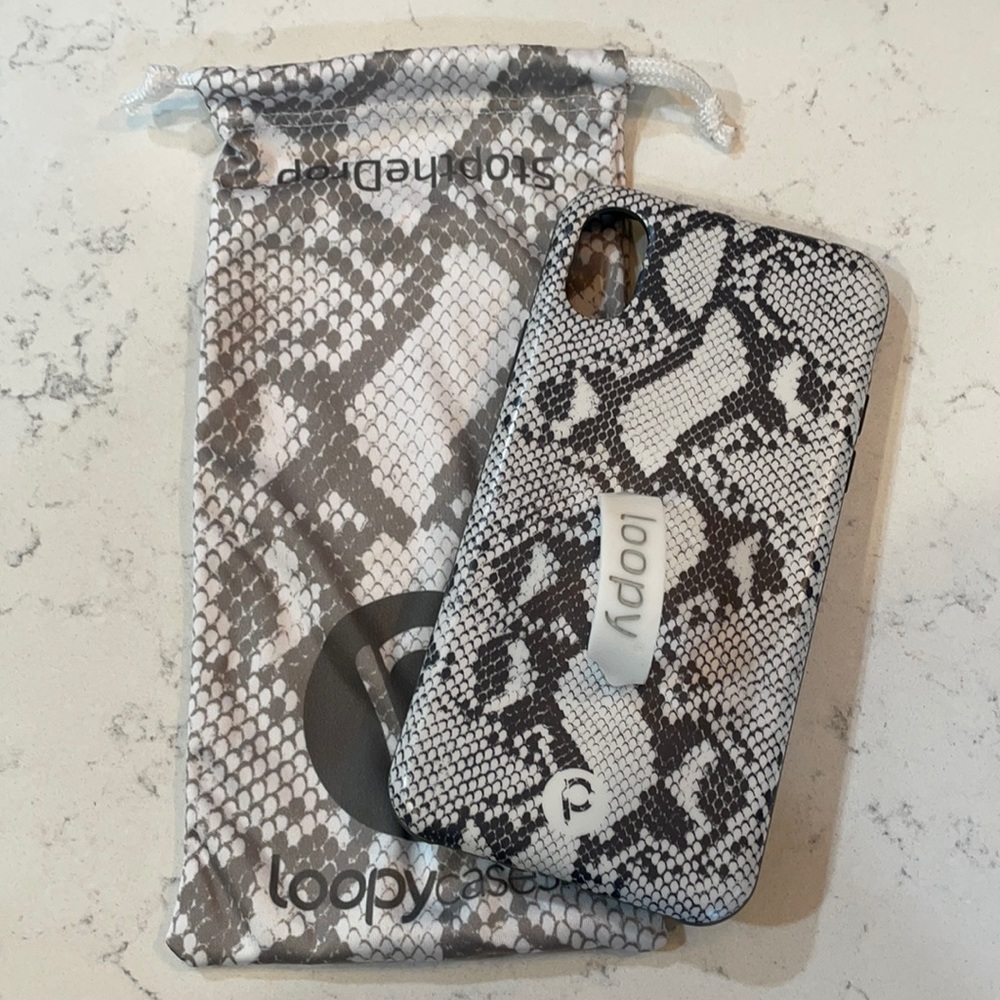 Loopy Snakeskin iPhone X Case